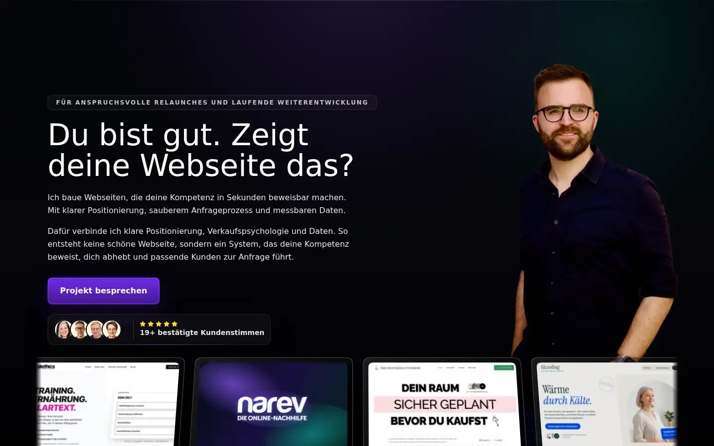 Screenshot of jannisseemann.de