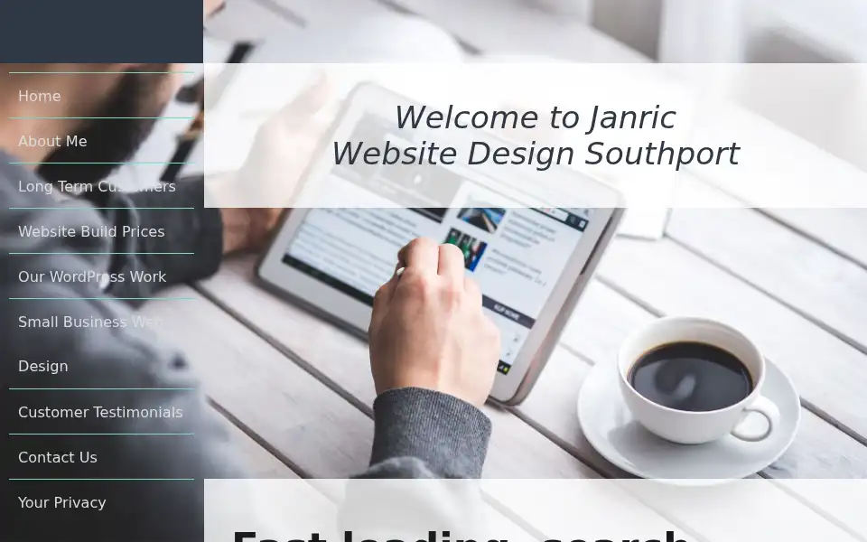 Screenshot of janric.co.uk