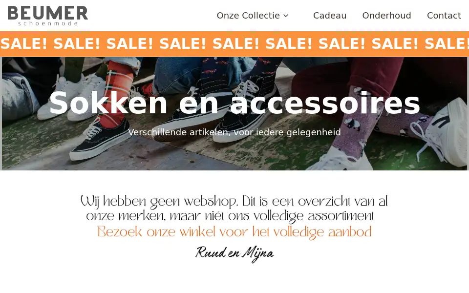 Screenshot of jansenschoenen.nl