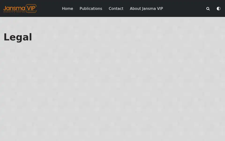Screenshot of jansma.vip