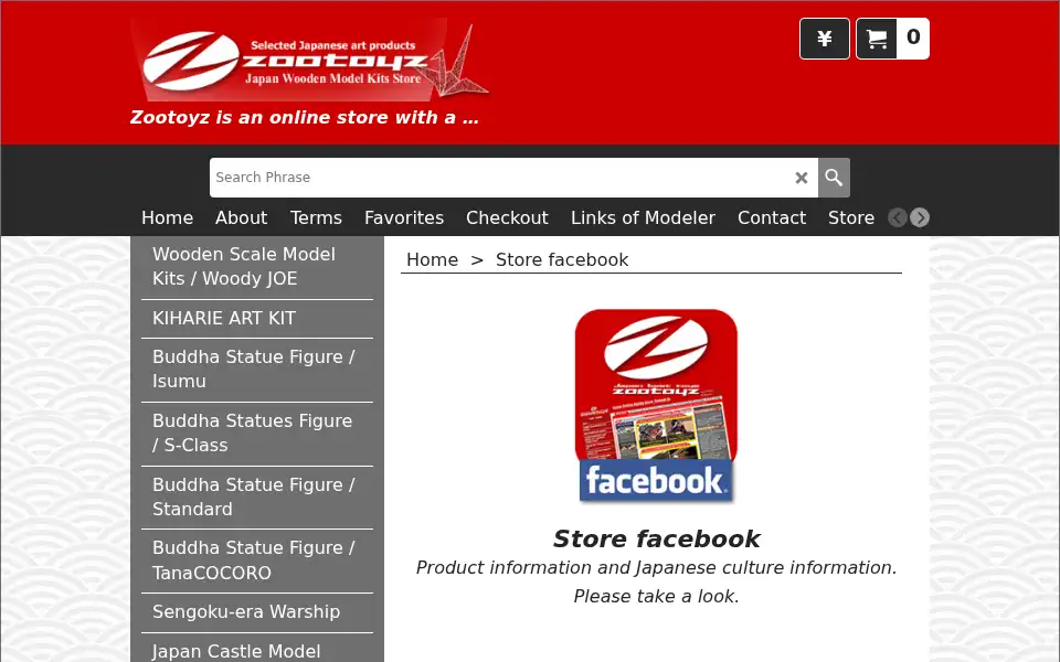 Screenshot of japan-wooden-model-kits-zootoyz.shop