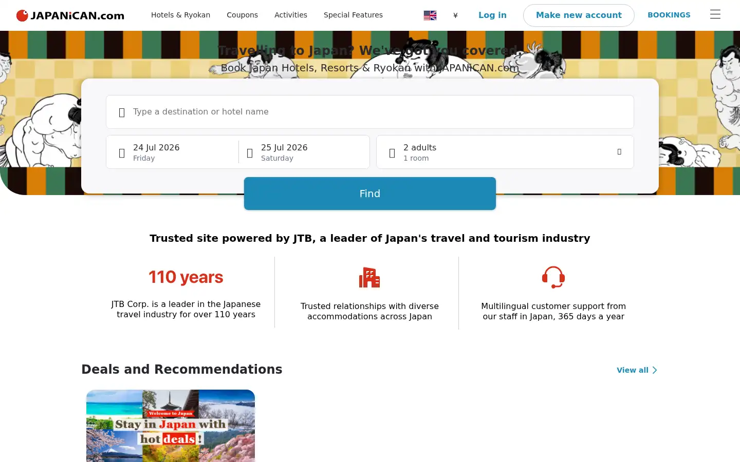 Screenshot of japanican.com