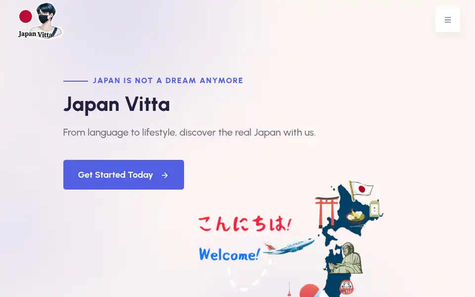 Screenshot of japanvitta.com