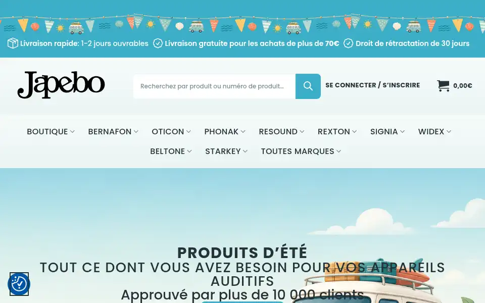 Screenshot of japebo.fr