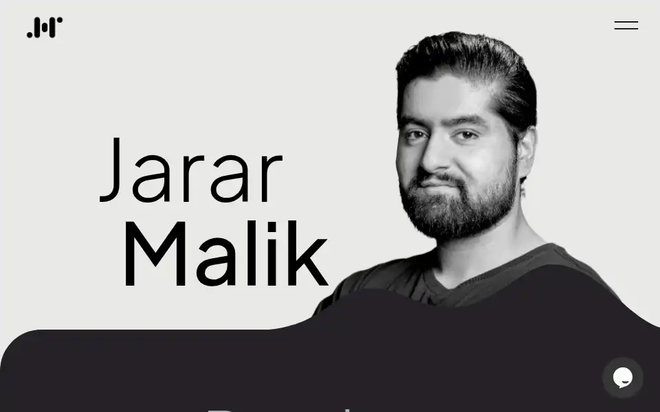 Screenshot of jararmalik.com