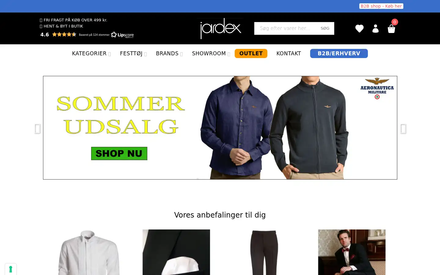 Screenshot of jardex.dk