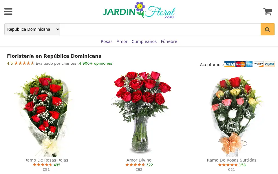 Screenshot of jardinfloral.com