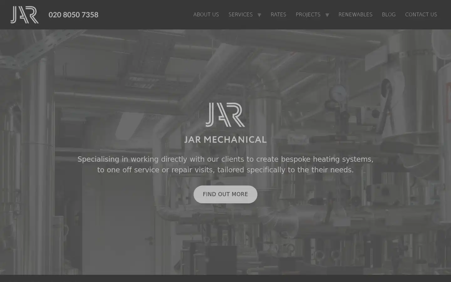 Screenshot of jarmechanical.co.uk