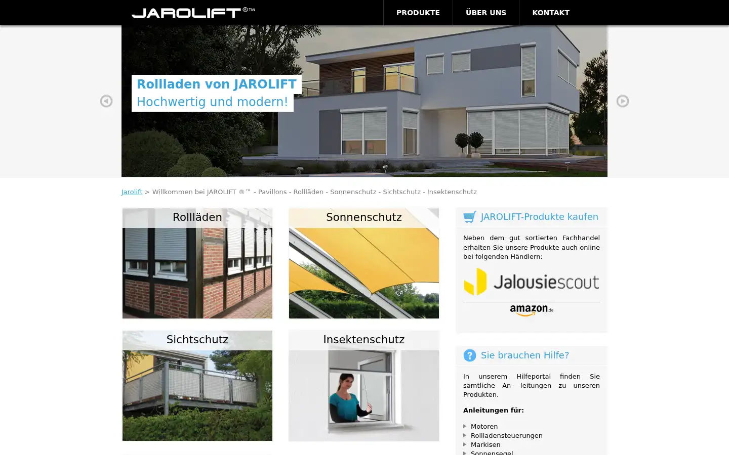 Screenshot of jarolift.de