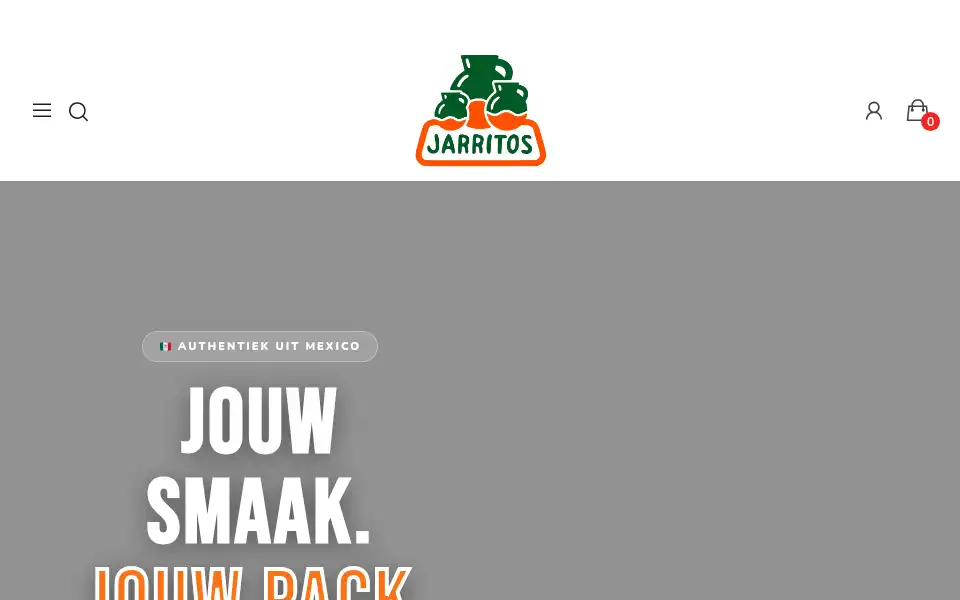Screenshot of jarritos.nl