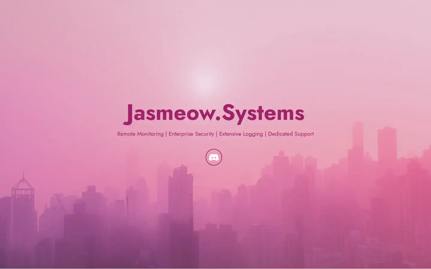 Screenshot of jasmeow.systems