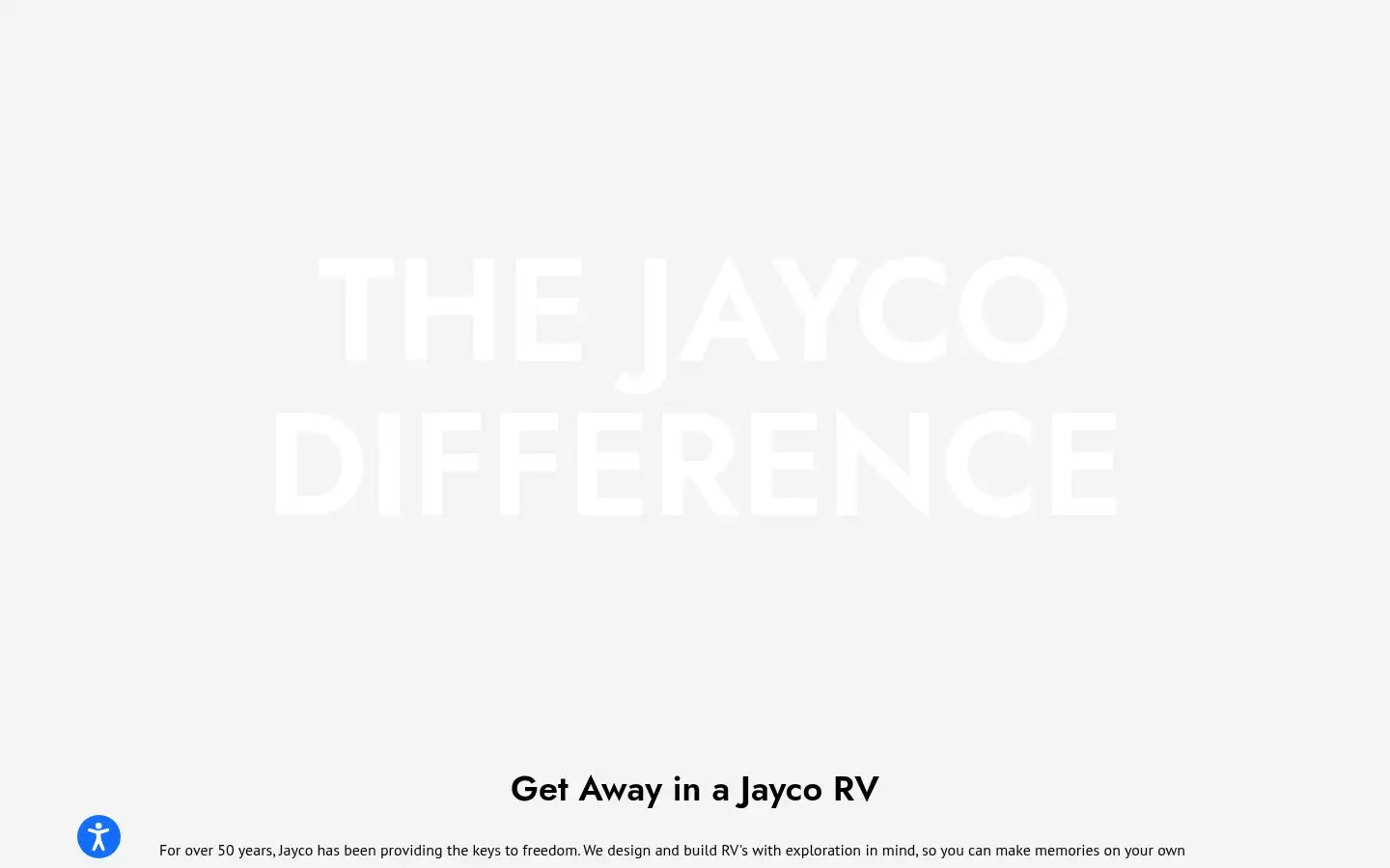 Screenshot of jayco.com