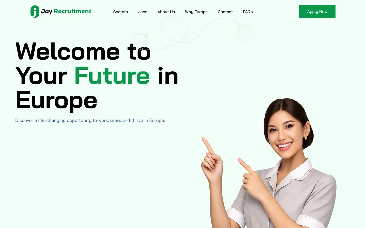 Screenshot of jayrecruitment.com