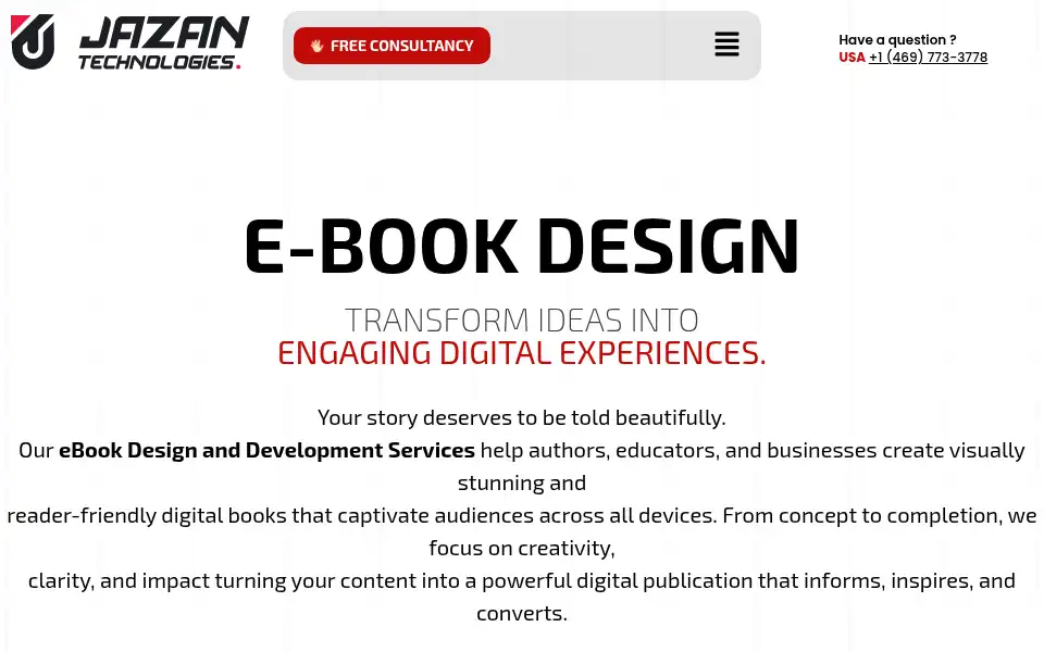 Screenshot of jazantechnologies.com