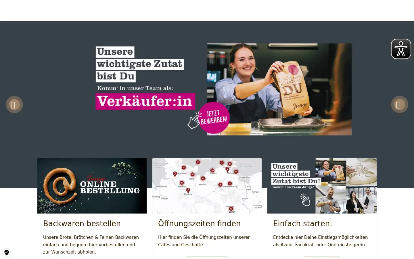 Screenshot of jb.de