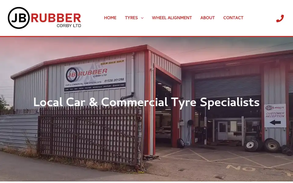 Screenshot of jbrubbercorby.com