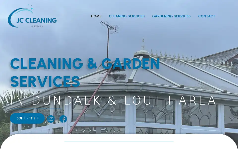 Screenshot of jccleaningservicelouth.ie
