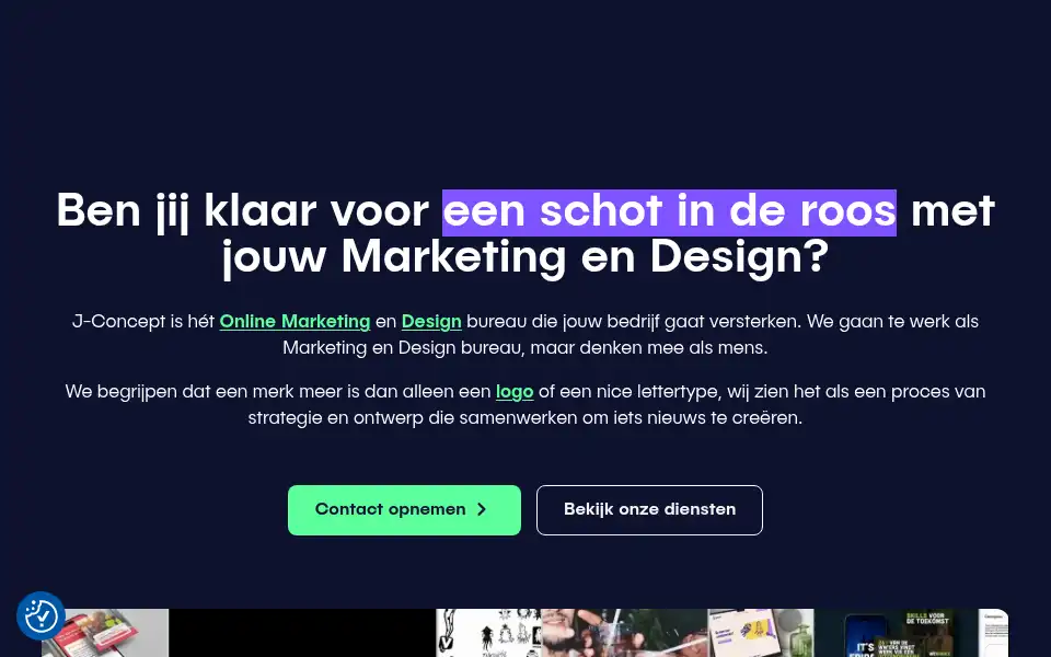 Screenshot of jconcept.nl