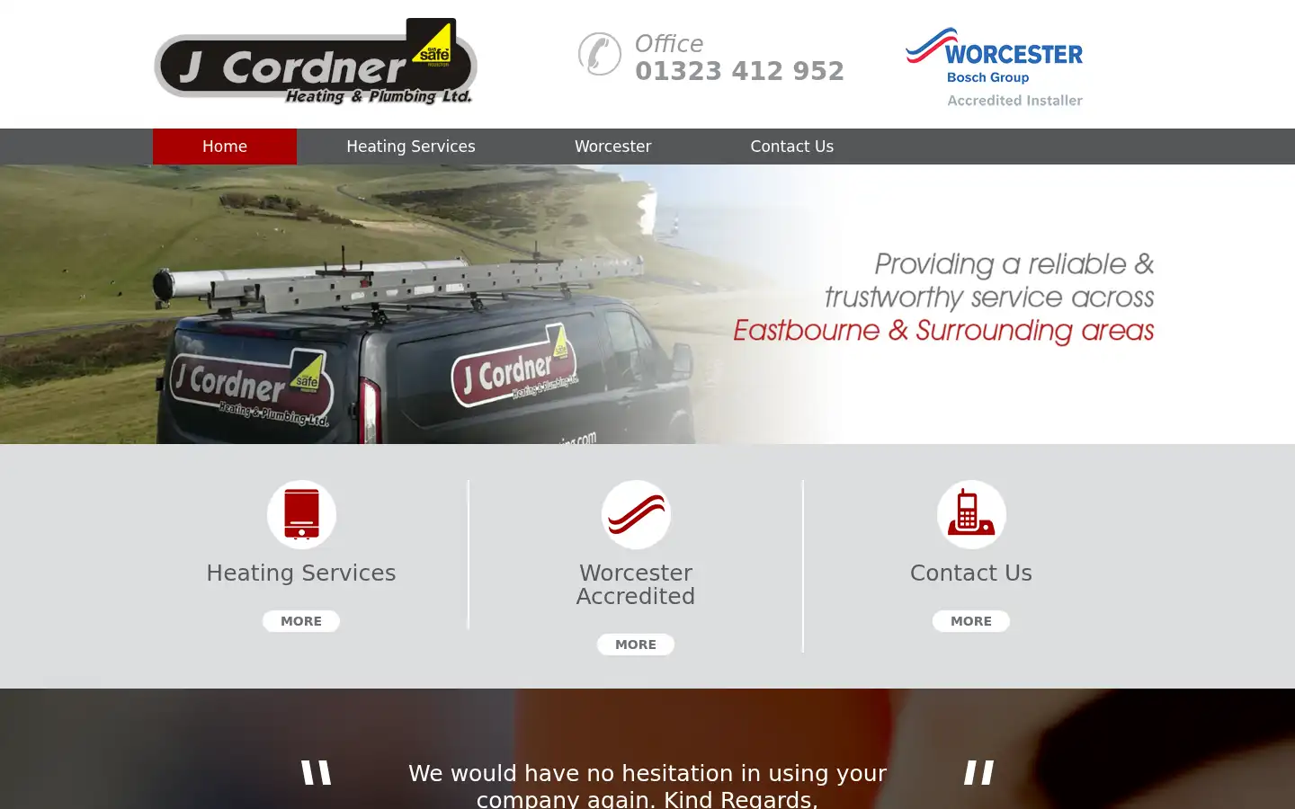 Screenshot of jcordner.com
