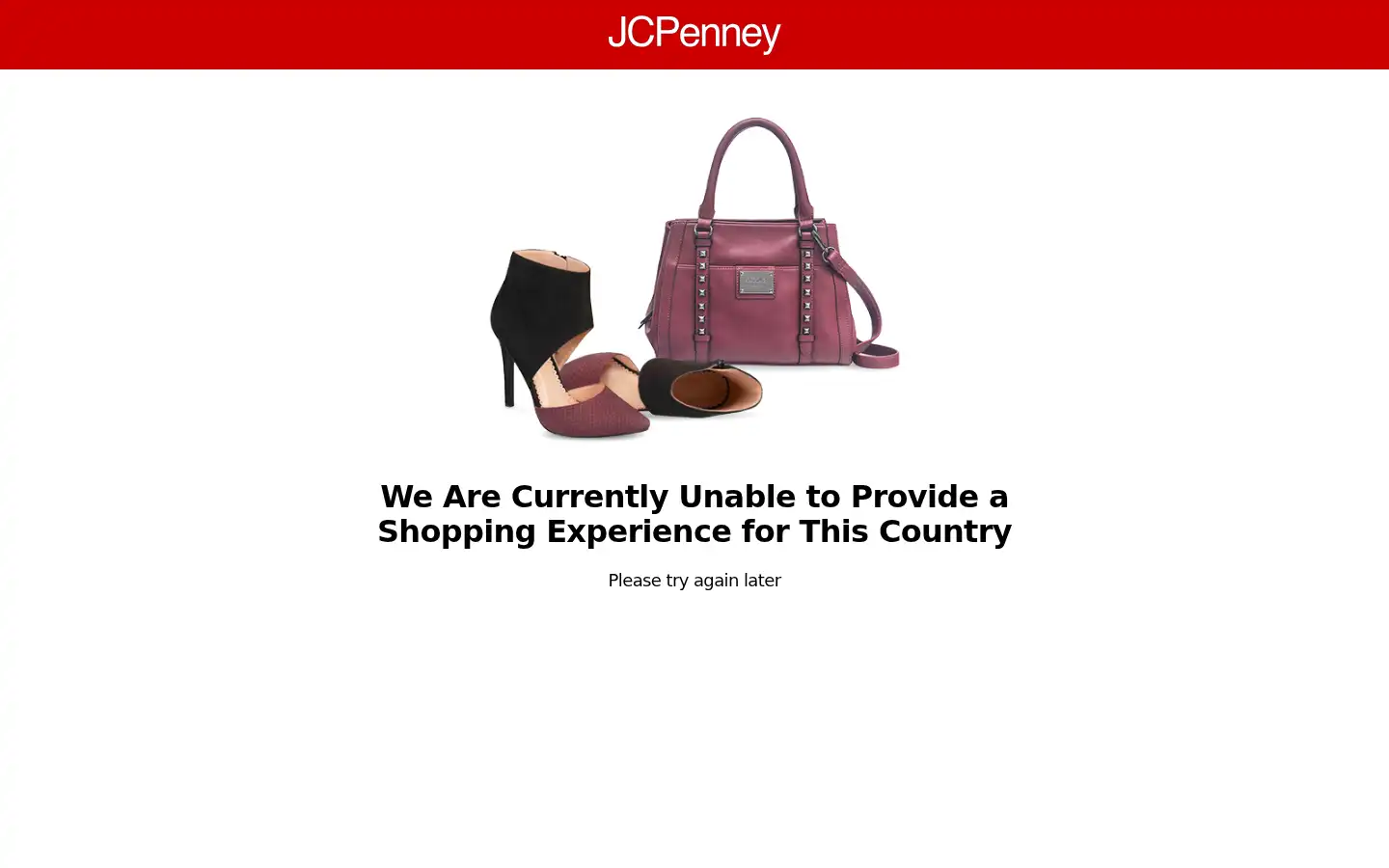 Screenshot of jcpenney.com