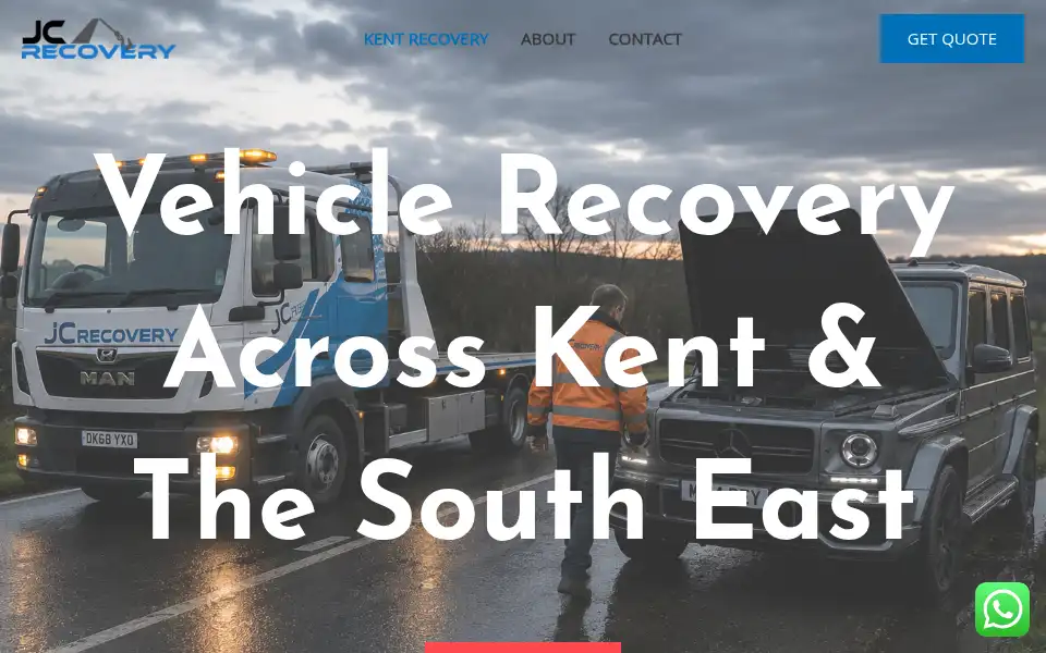 Screenshot of jcrecovery.co.uk