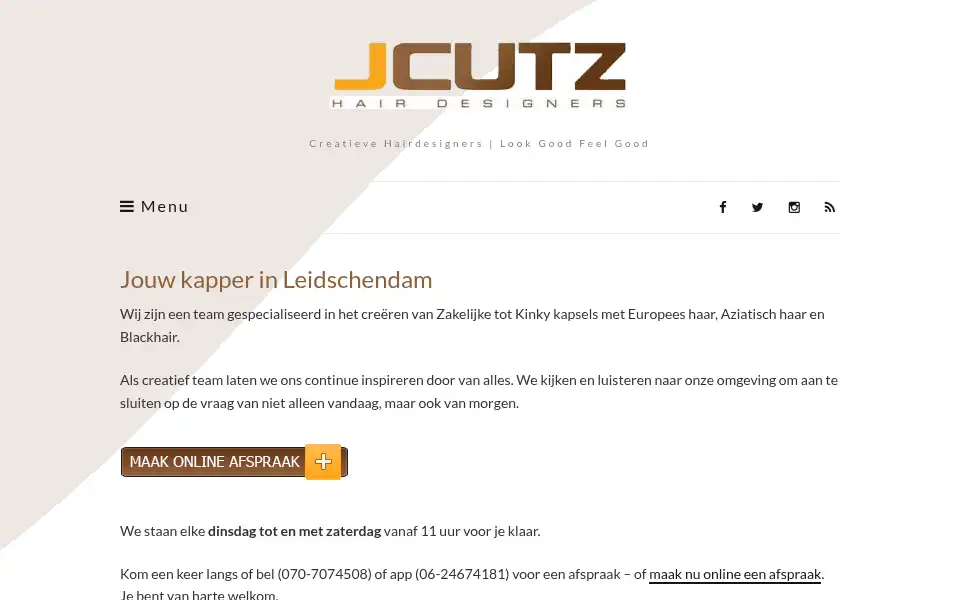 Screenshot of jcutz.nl