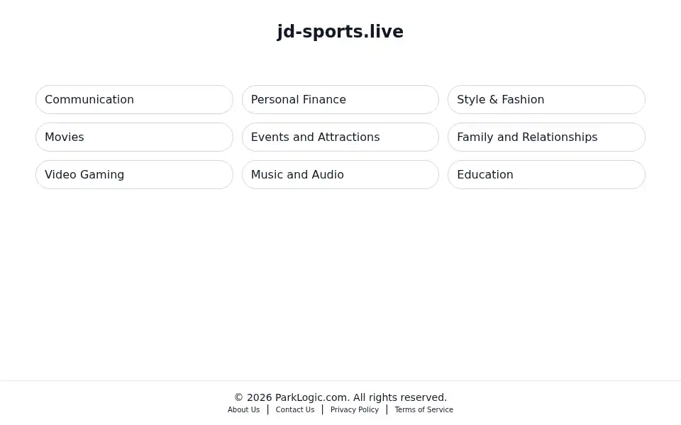 Screenshot of jd-sports.live