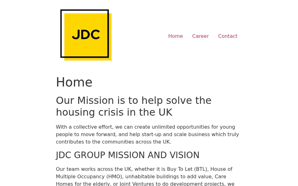 Screenshot of jdcdeal.co.uk