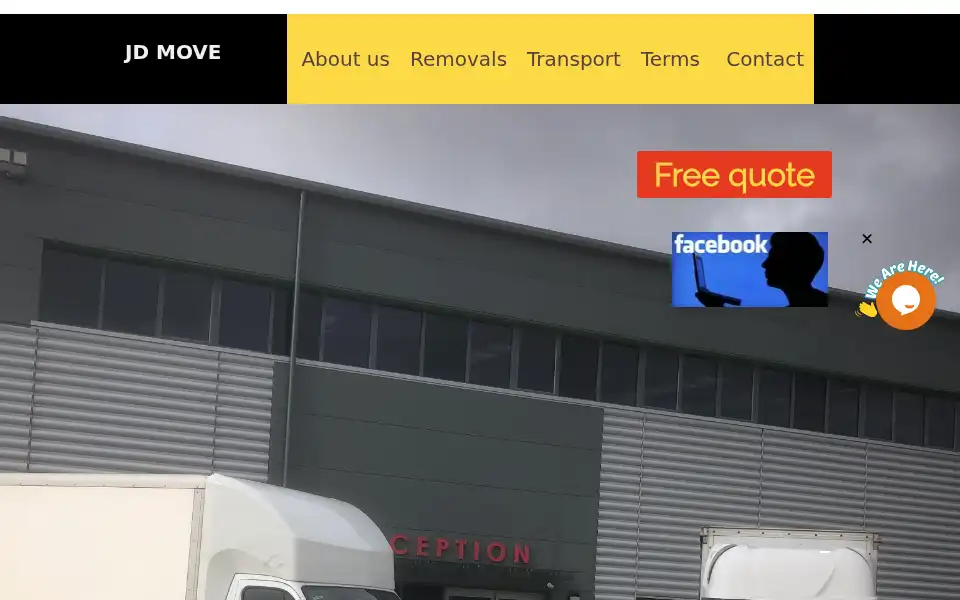 Screenshot of jdmove.uk