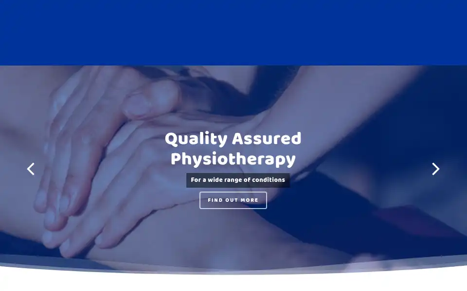 Screenshot of jdphysio.co.uk