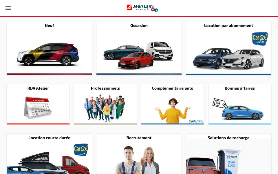 Screenshot of jeanlain.com