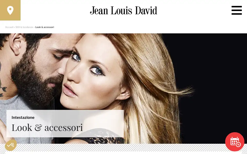 Screenshot of jeanlouisdavid.it