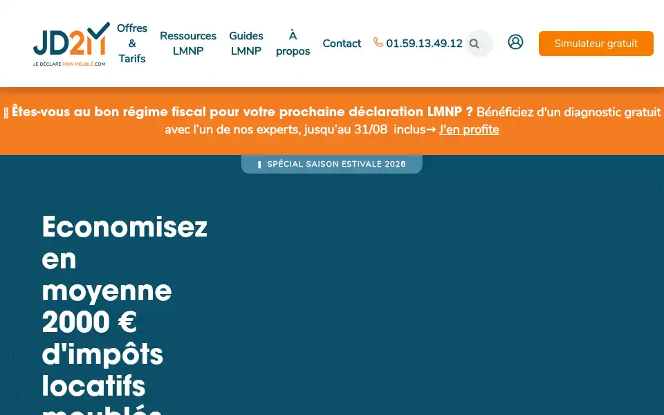 Screenshot of jedeclaremonmeuble.com