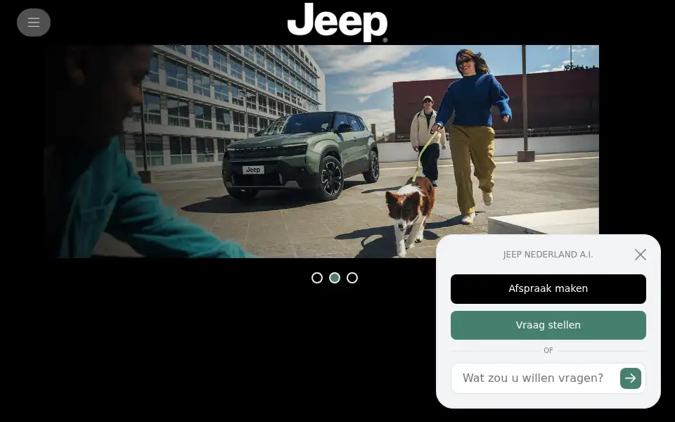 Screenshot of jeep.nl