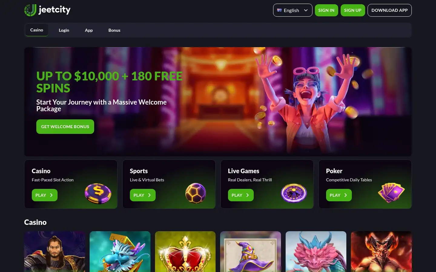 Screenshot of jeet-city.co