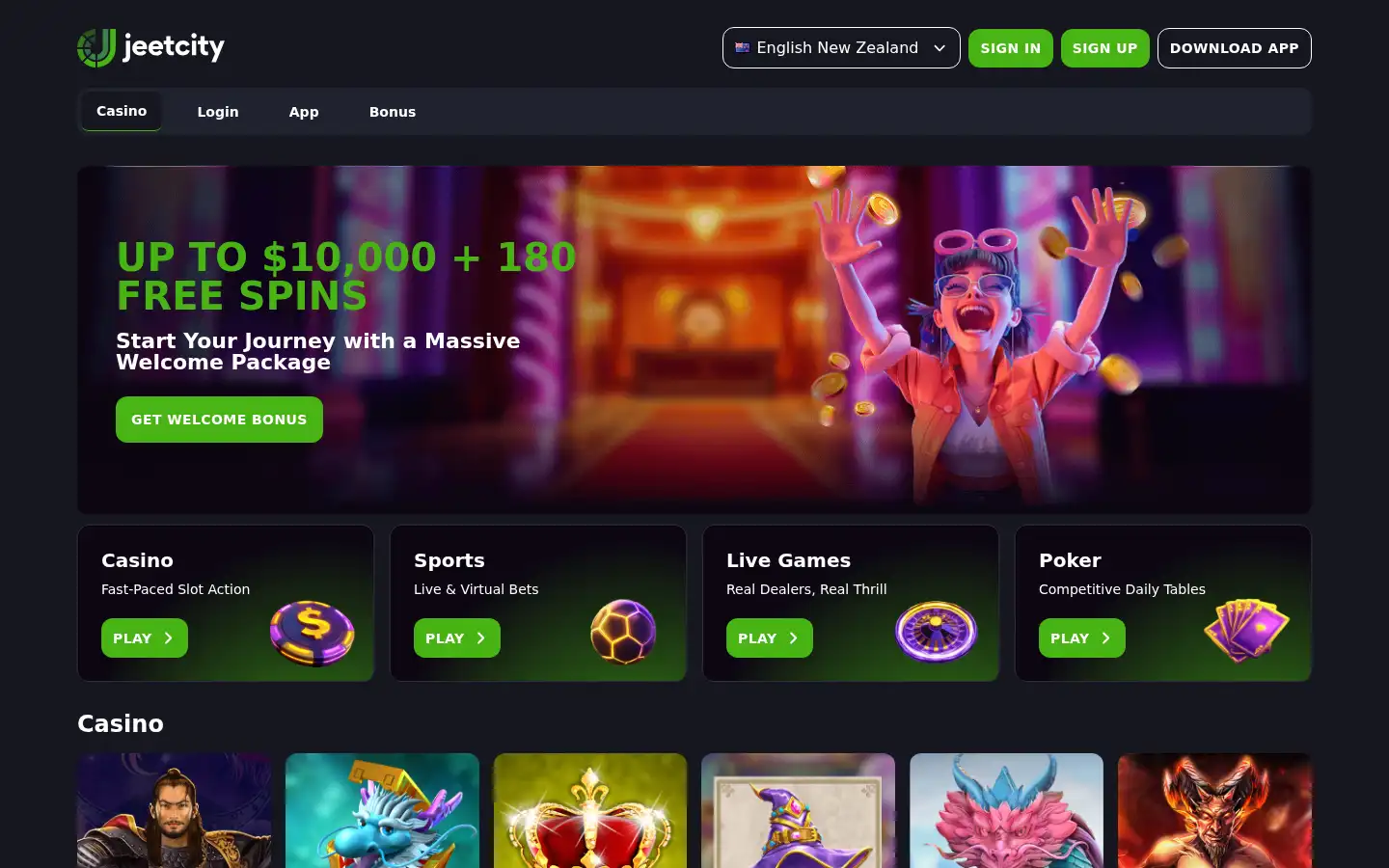 Screenshot of jeetcity.co