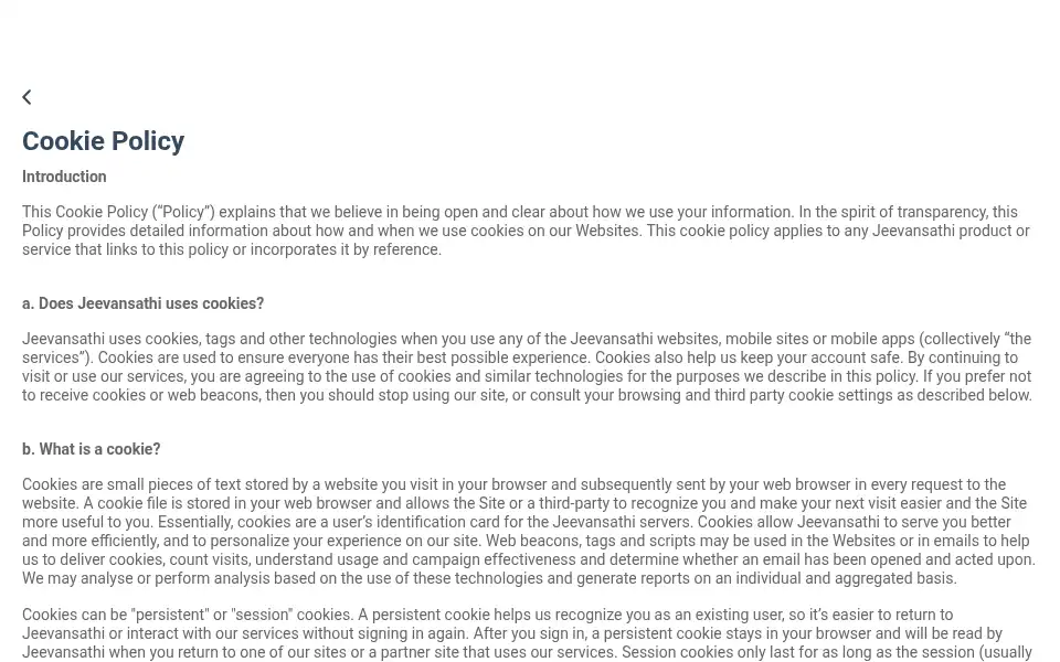 Screenshot of jeevansathi.com