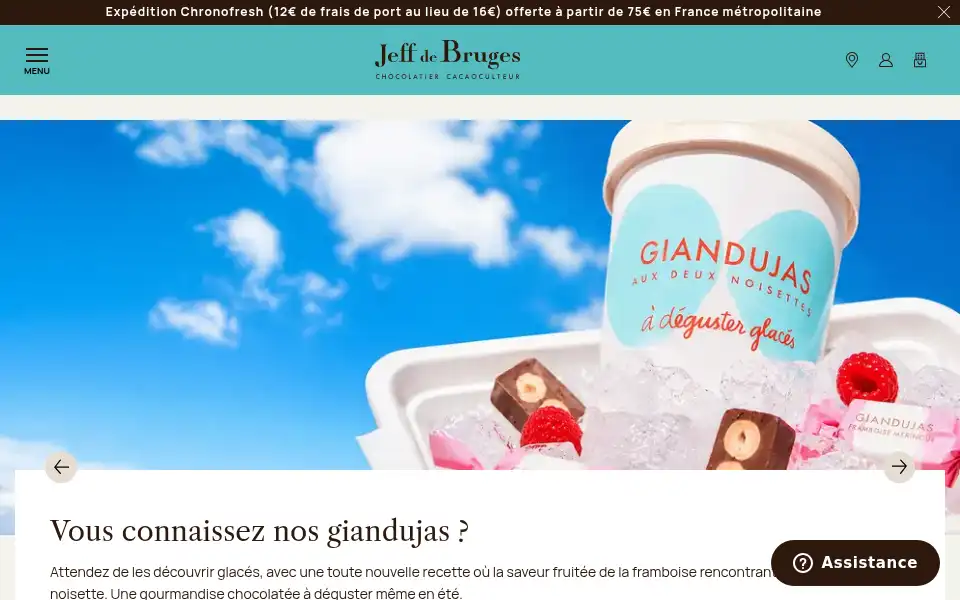 Screenshot of jeff-de-bruges.com
