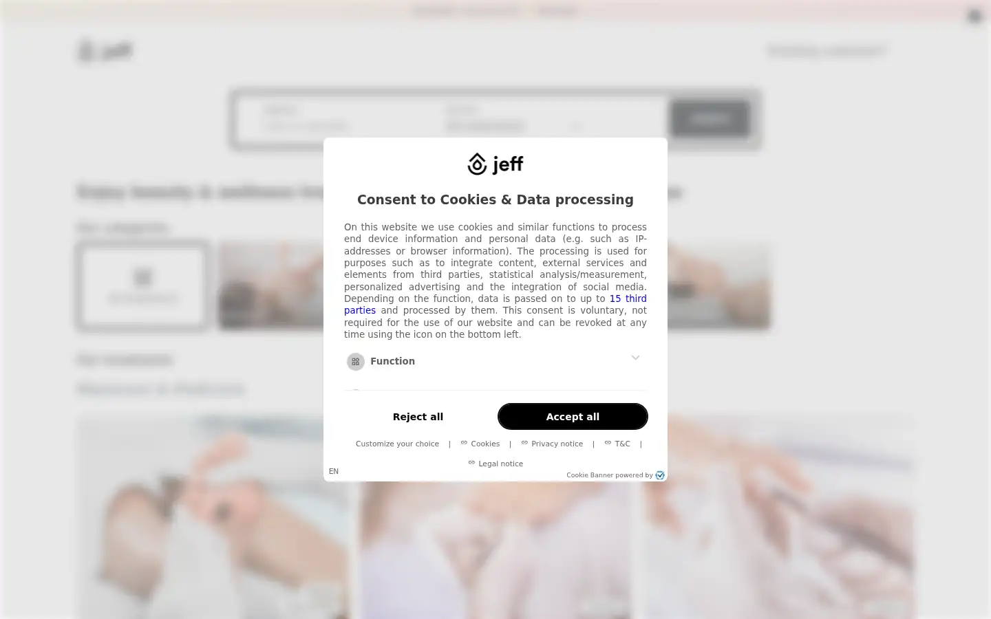 Screenshot of jeff.services