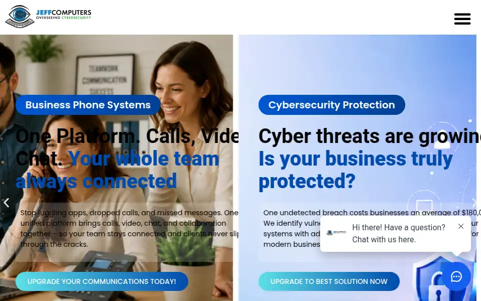 Screenshot of jeffcomputers.com