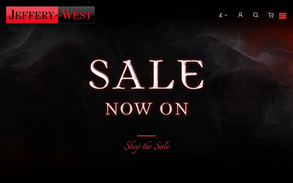 Screenshot of jeffery-west.co.uk