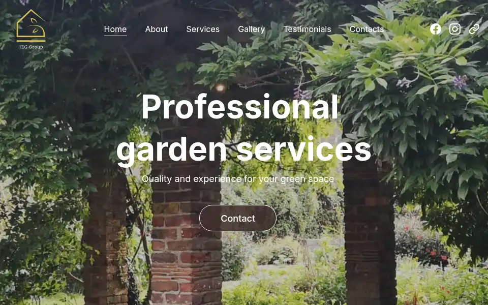 Screenshot of jeggroup.co.uk