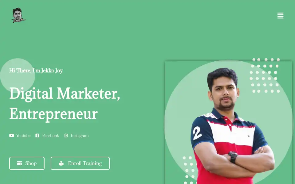 Screenshot of jekkojoy.com