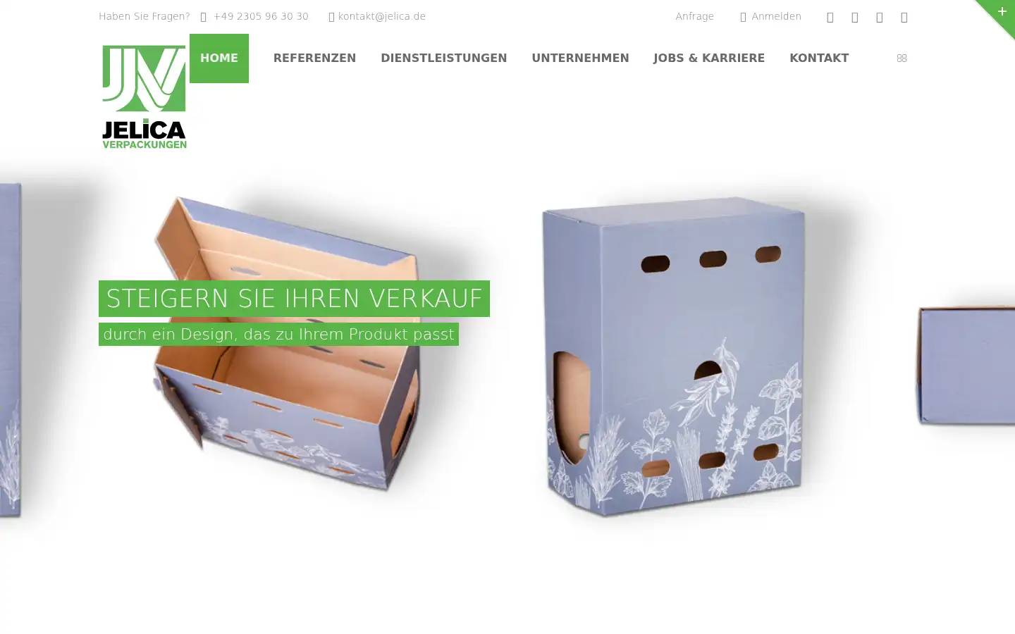 Screenshot of jelica.de