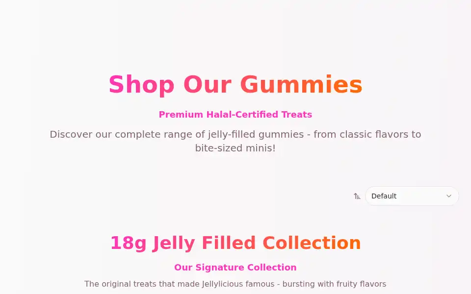 Screenshot of jellylicious.com