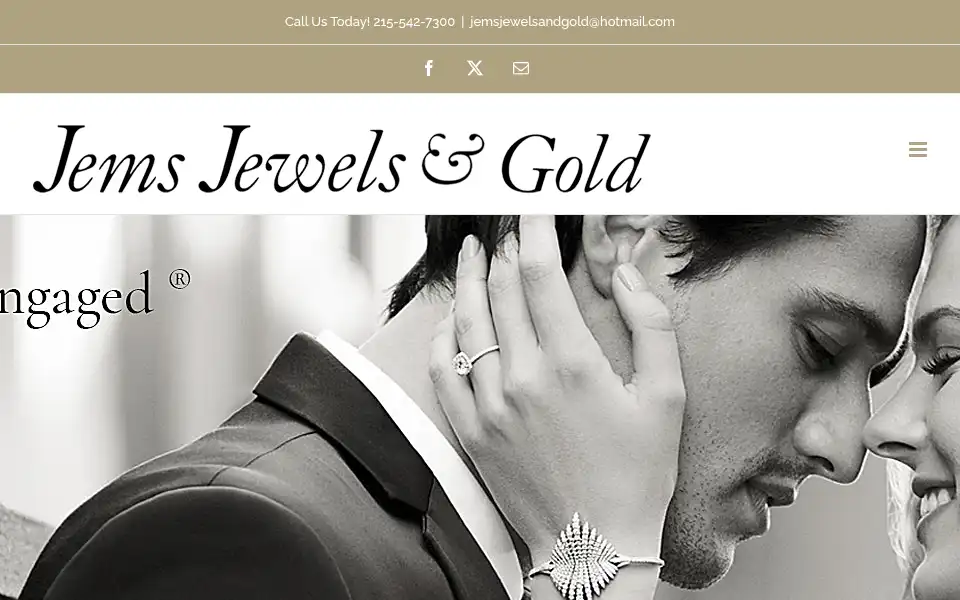 Screenshot of jemsjewelsandgold.com