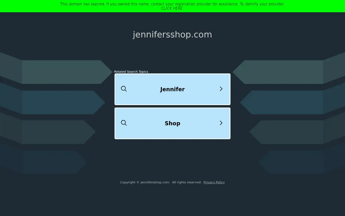 Screenshot of jennifersshop.com