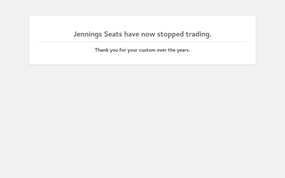 Screenshot of jennings-seats.co.uk