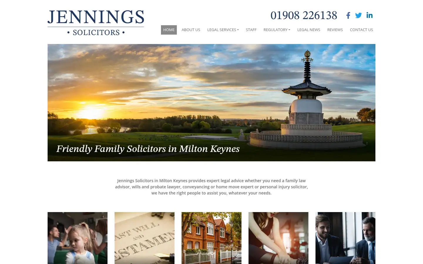 Screenshot of jenningssolicitors.com