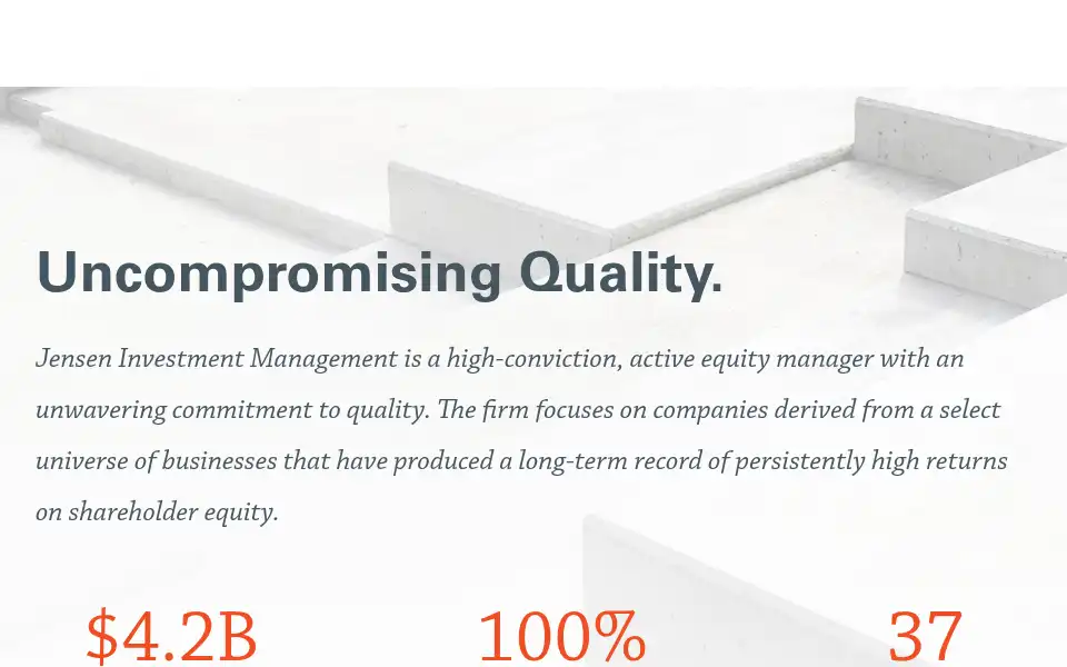 Screenshot of jenseninvestment.com